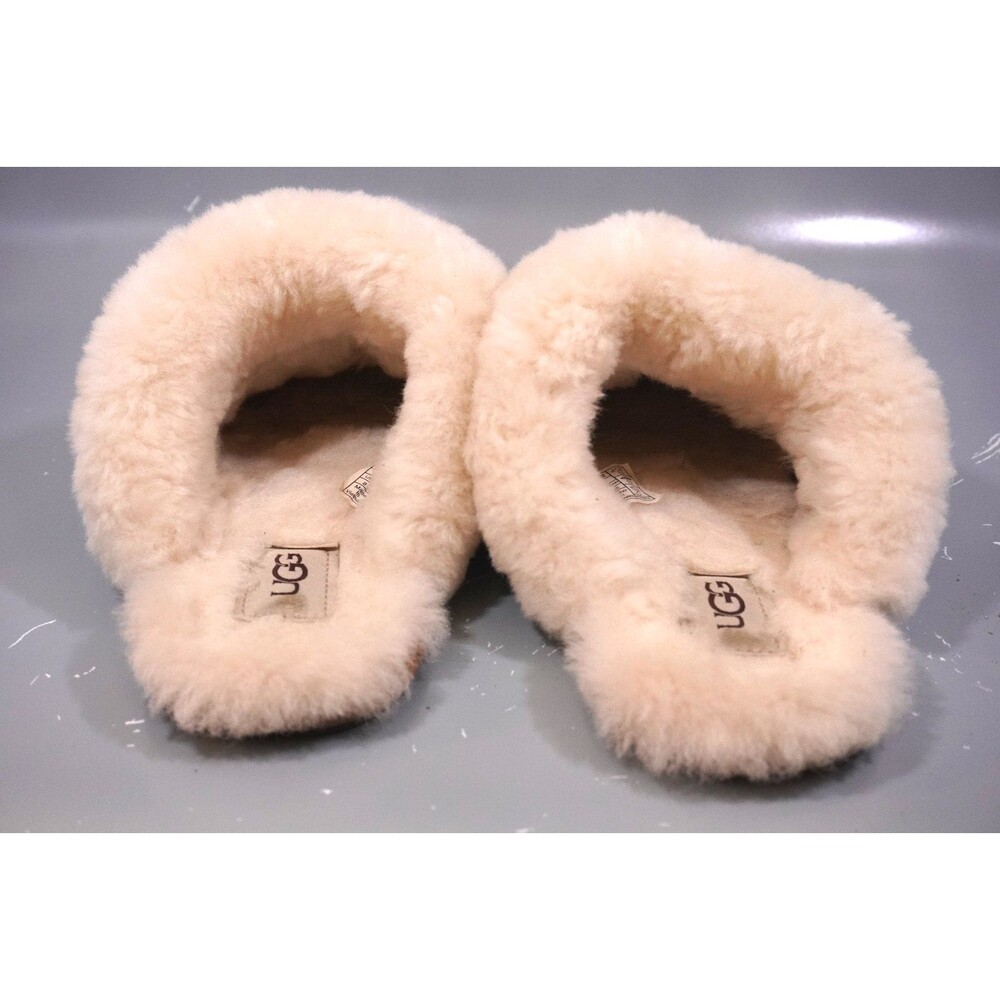 UGG Scuffette II Authentic Chestnut Suede Sheepskin Slippers Womens Size 8 - Picture 4 of 6
